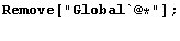Remove["Global`@*"] ; 